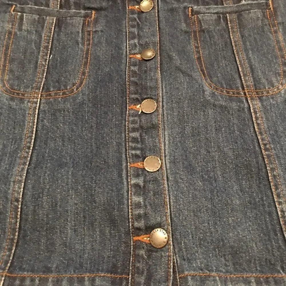 Vanilla Star Premium 11 Jean skirt blue toggle